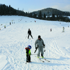 Down-hill skiing Vernár