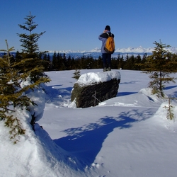 view on High Tatras in winter - Perfect climate - in winter cold, warm in summer