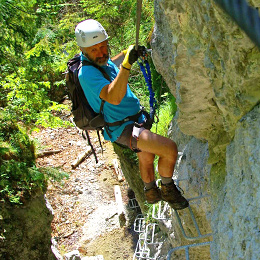 Kyseľ-szurdok – Ferrata